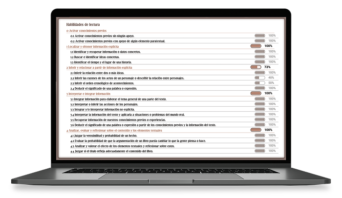 Laptop con informes